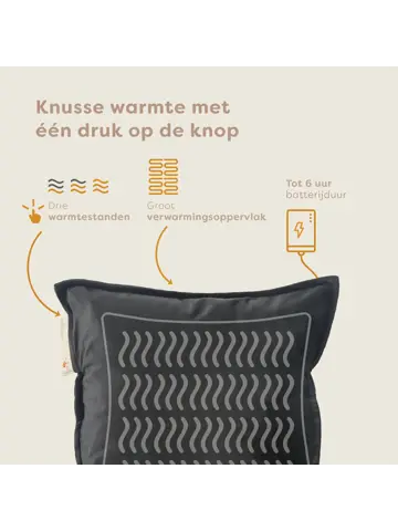 Pleafs Warmtekussen 45x45cm Plush