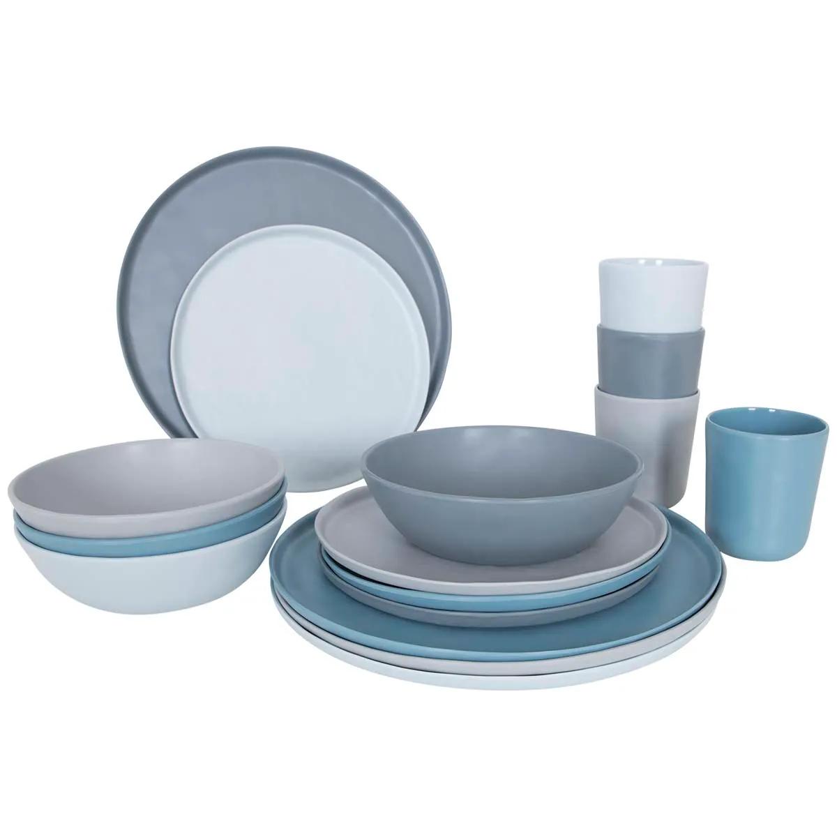Bo-camp  Servies Molvadite 16 Stuks  Blauw main product image