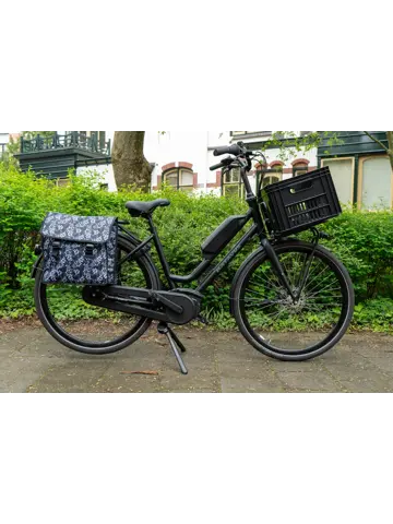 Voltano Dubbele Fietstas Floral Elegance