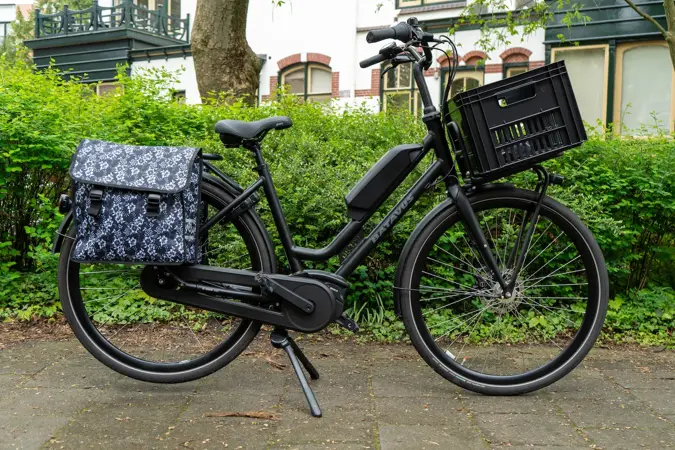 Voltano Dubbele Fietstas Floral Elegance