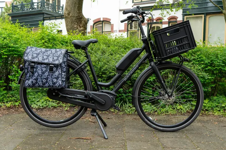 Voltano Dubbele Fietstas Floral Elegance