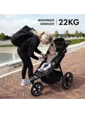 Luxe Bolt hardloop kinderwagen - Jogging buggy