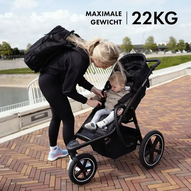 Luxe Bolt hardloop kinderwagen - Jogging buggy