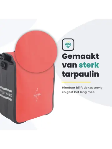 Voltano Fietstas 16L Enkele Pakaftas