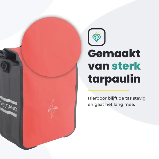 Voltano Fietstas 16L Enkele Pakaftas