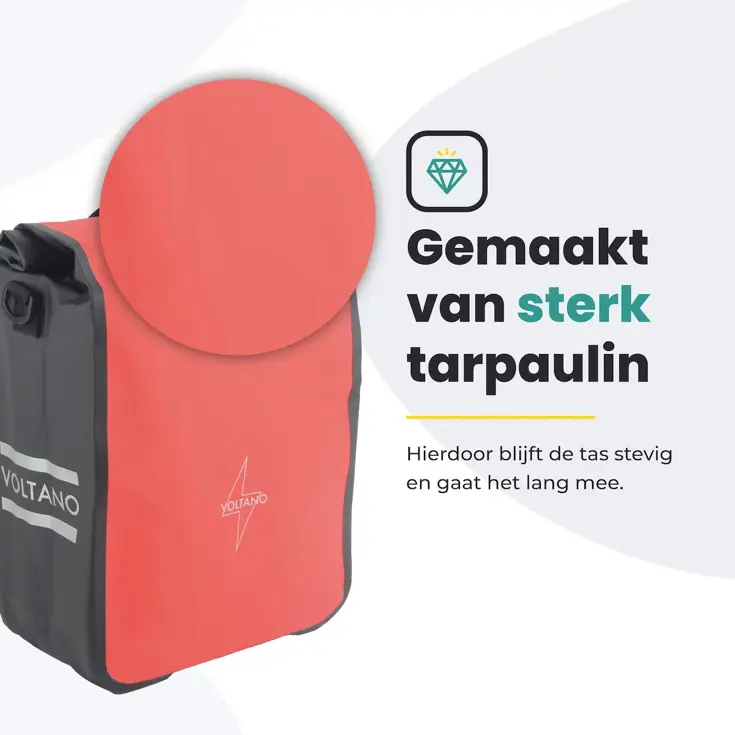 Voltano Fietstas 16L Enkele Pakaftas