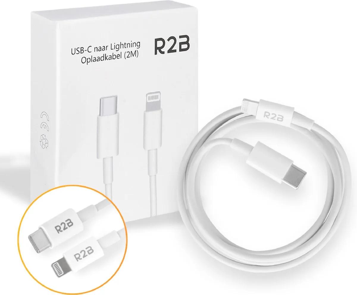 R2B  USB-C naar Lightning Kabel  2 Meter  Wit main product image