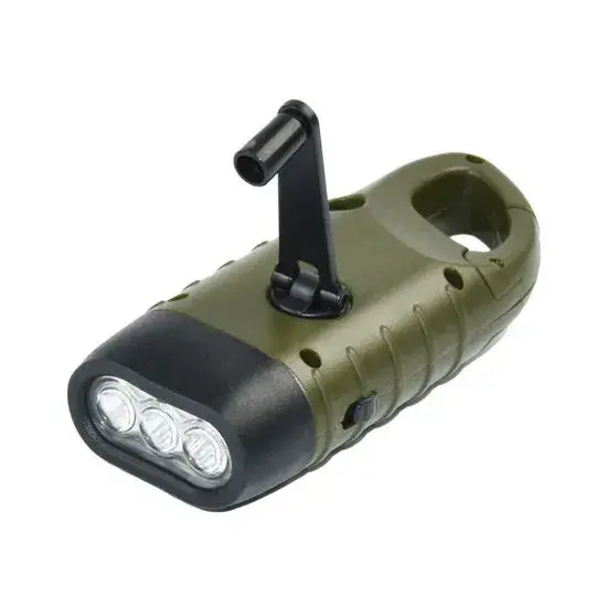 Solar Survival Flashlight - Dynamo Zaklamp