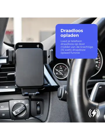 Wegman Telefoonhouder Auto Draadloze Oplader