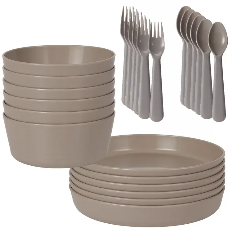 HEM Serviesset 24-delig - Picknickset