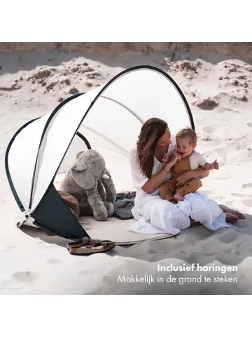 Luxe Pop Up Strandtent XXL - Anti-UV 50+