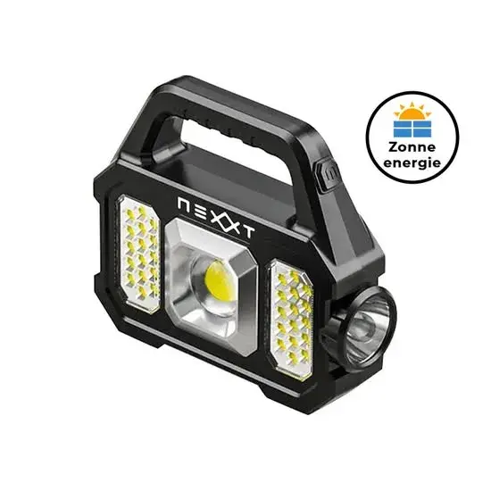 Solar oplaadbare zaklamp