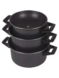 Pannenset Rondo 3-Delig Carbonstaal