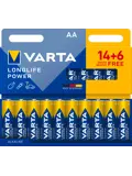 Longlife Power AA Pack 20 (14+6) - Varta 