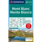 Kompass wandelkaart 85 Mont Blanc