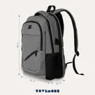 TRVLMORE Rugtas - 36L - 17 Inch