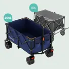 LifeGoods Bolderkar - 100KG - 200L