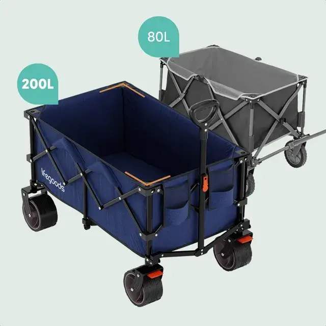 LifeGoods Bolderkar - 100KG - 200L