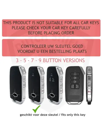 TPU Sleutelhoesje voor Kia goud D5