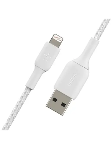 Belkin Lightning naar USB kabel Gevlochten