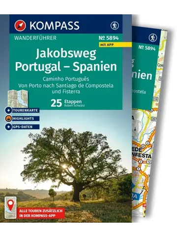 Wandelgids WF 5894 Jakobsweg Portugal