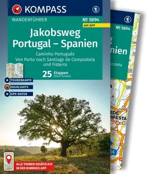 Wandelgids WF 5894 Jakobsweg Portugal