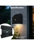 Solar Wandlamp - TwistCube - 2 stuks