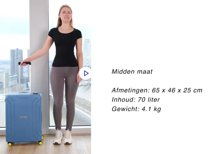 Steward Middenmaat Koffer 65cm