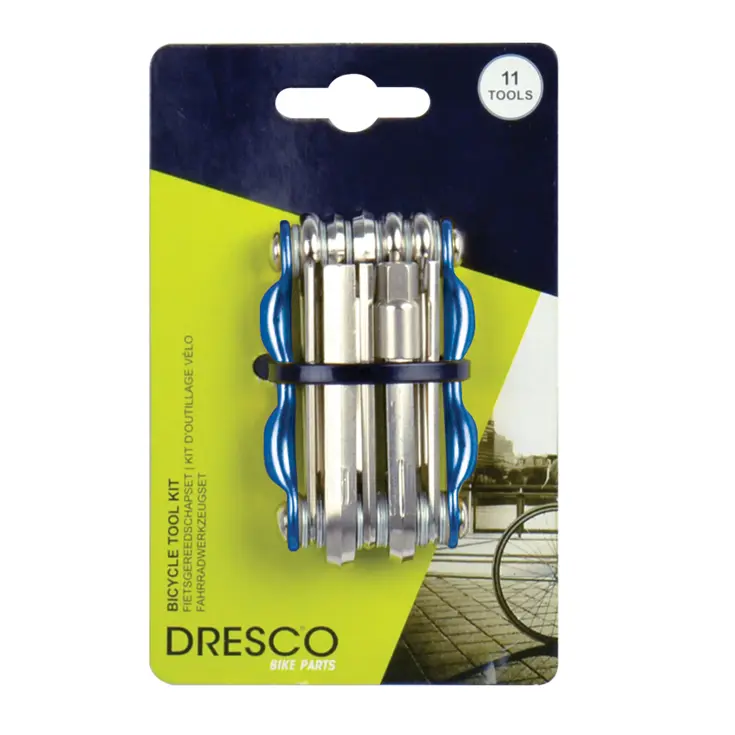 Compacte 11-delige Multitool voor Fietsonderhoud