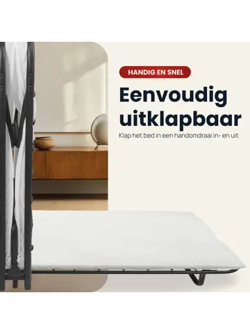 Troonz Campingbed Siena Deluxe - 80 x 190