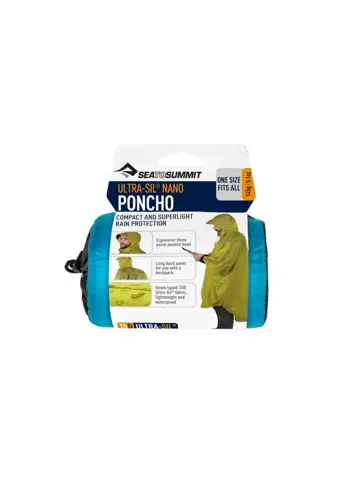 Nano Regenponcho met tarp