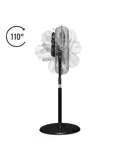 Trotec Statiefventilator TVM 18S zwart - 3 standen