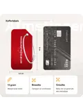 Kofferriem + 2 Bagagelabel – 3-delig – Rood