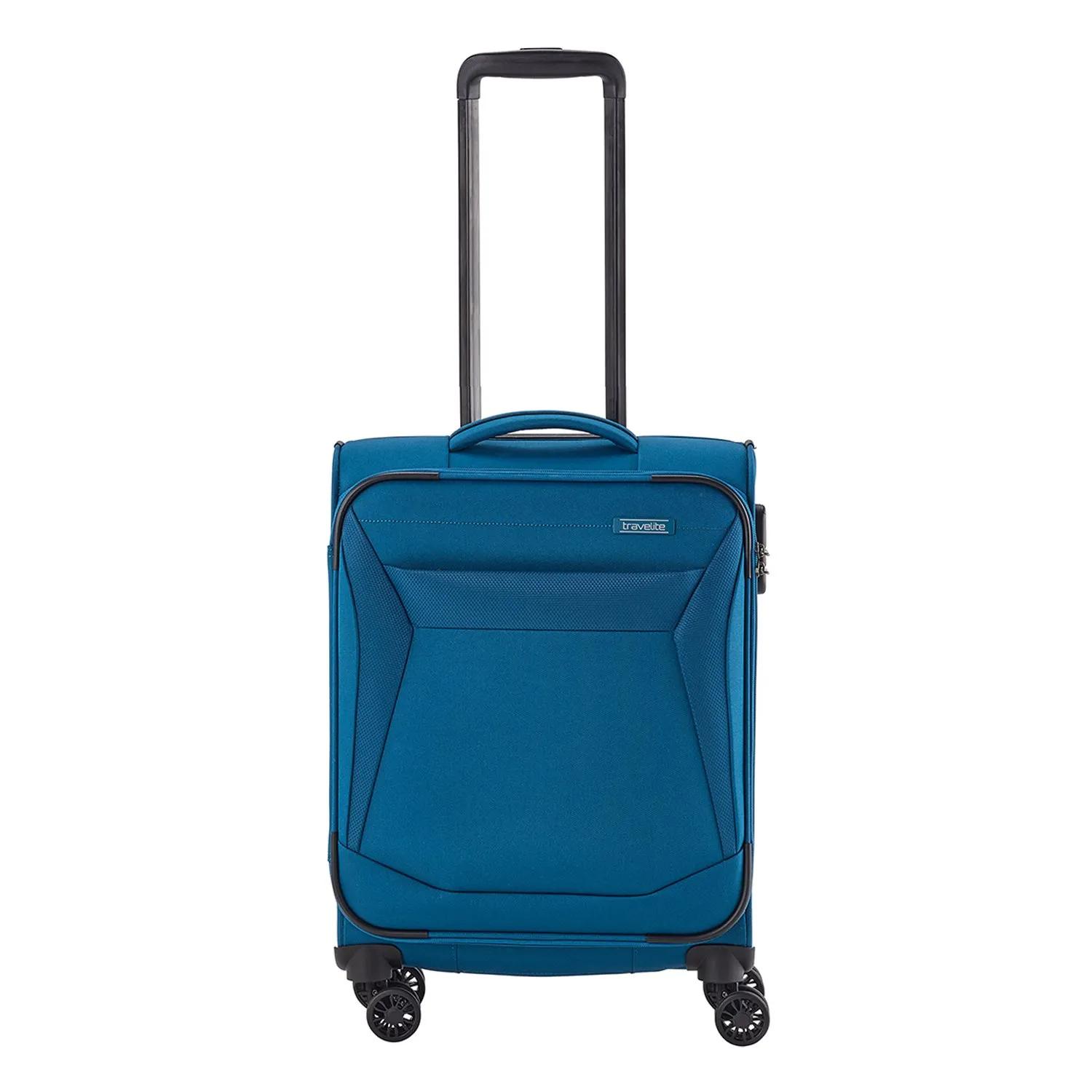 Travelite  Chios 4 Wiel Trolley S petrol  Blauw main product image