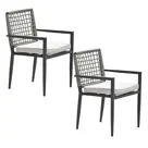 Burela 2st taupe Tuinstoel Garden Impressions