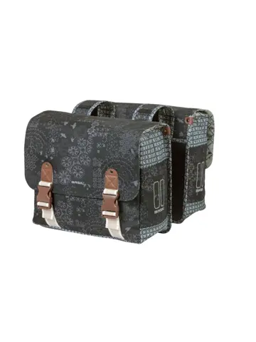 Basil Dubbele Fietstas Bohème Carry All