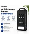Solar Powerbank Zwart 10.000 mah