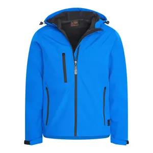 Heren Softshell Hooded Jacket Cappuccino Italia