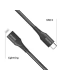 Lightning naar USB-C kabel 1 meter