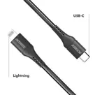 Accezz Lightning naar USB-C kabel 1 meter