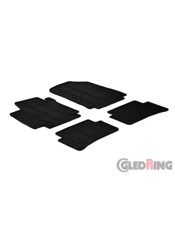 Renault Clio IV 5 deurs 2012-2019 / Clio IV GT 2013 / Captur 2013-2019 - Rubbermatten - Gledring
