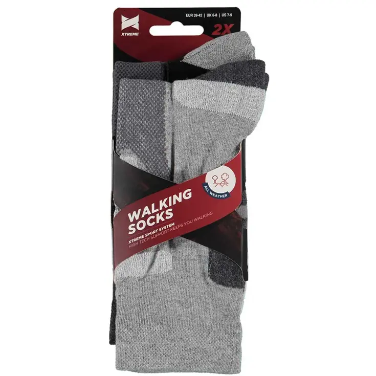 6 paar - Wandelsokken