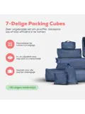 Packing cubes  7 stuks  complete set