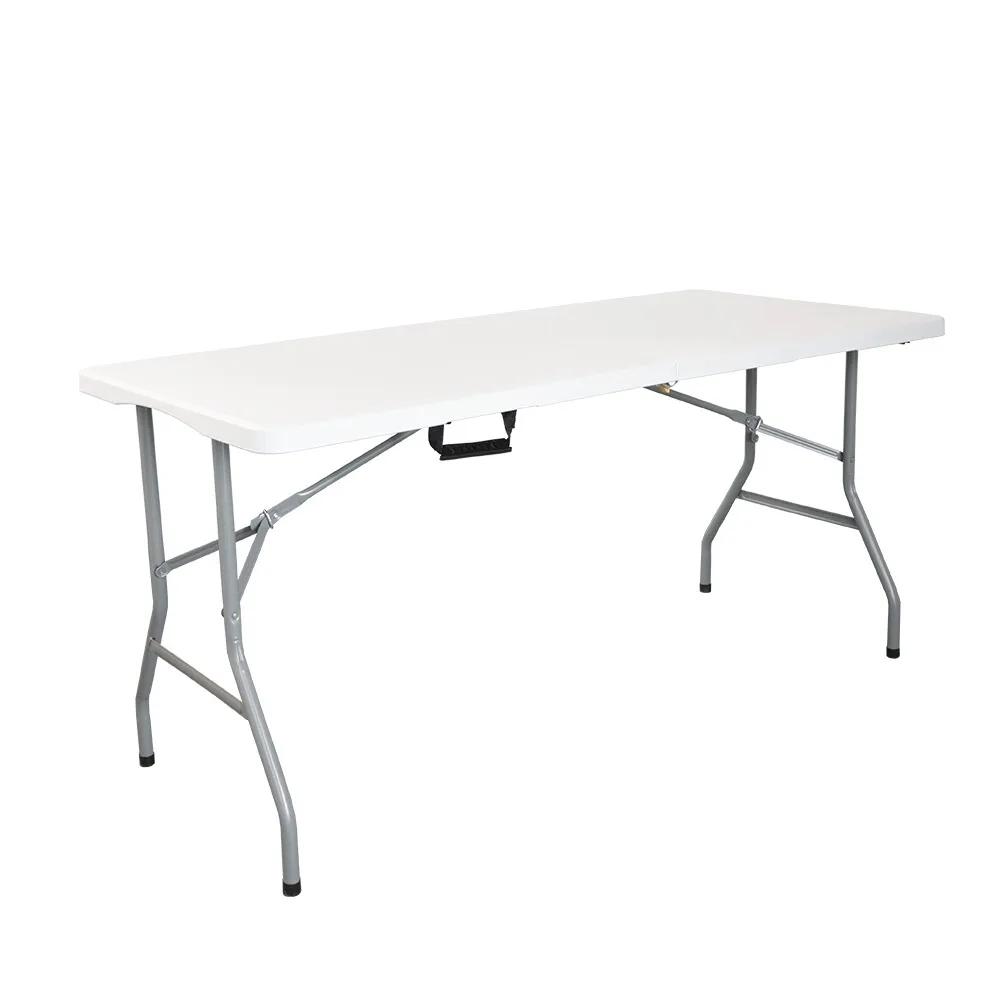 Ivol  Opvouwbare Campingtafel 152x70 cm  Kunststof  Wit main product image