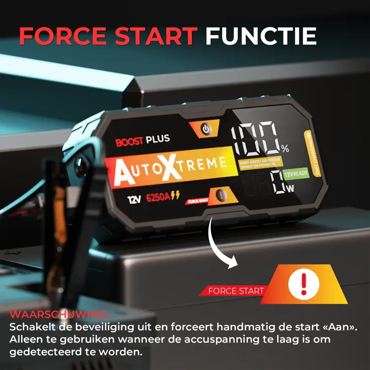 AutoXtreme Boost Plus - Jumpstarter - 6250A