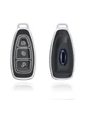 TPU Sleutelhoesje voor Ford zwart K3