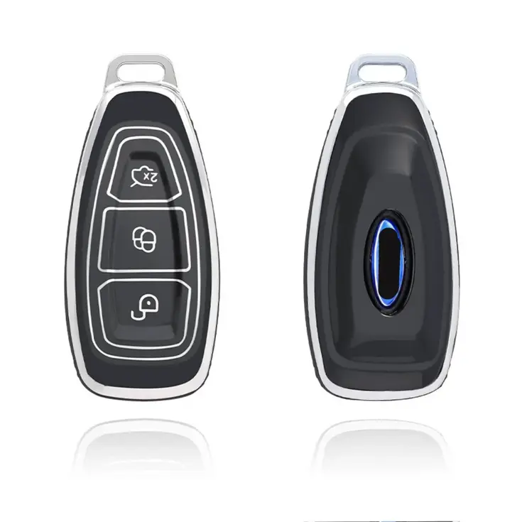 TPU Sleutelhoesje voor Ford zwart K3