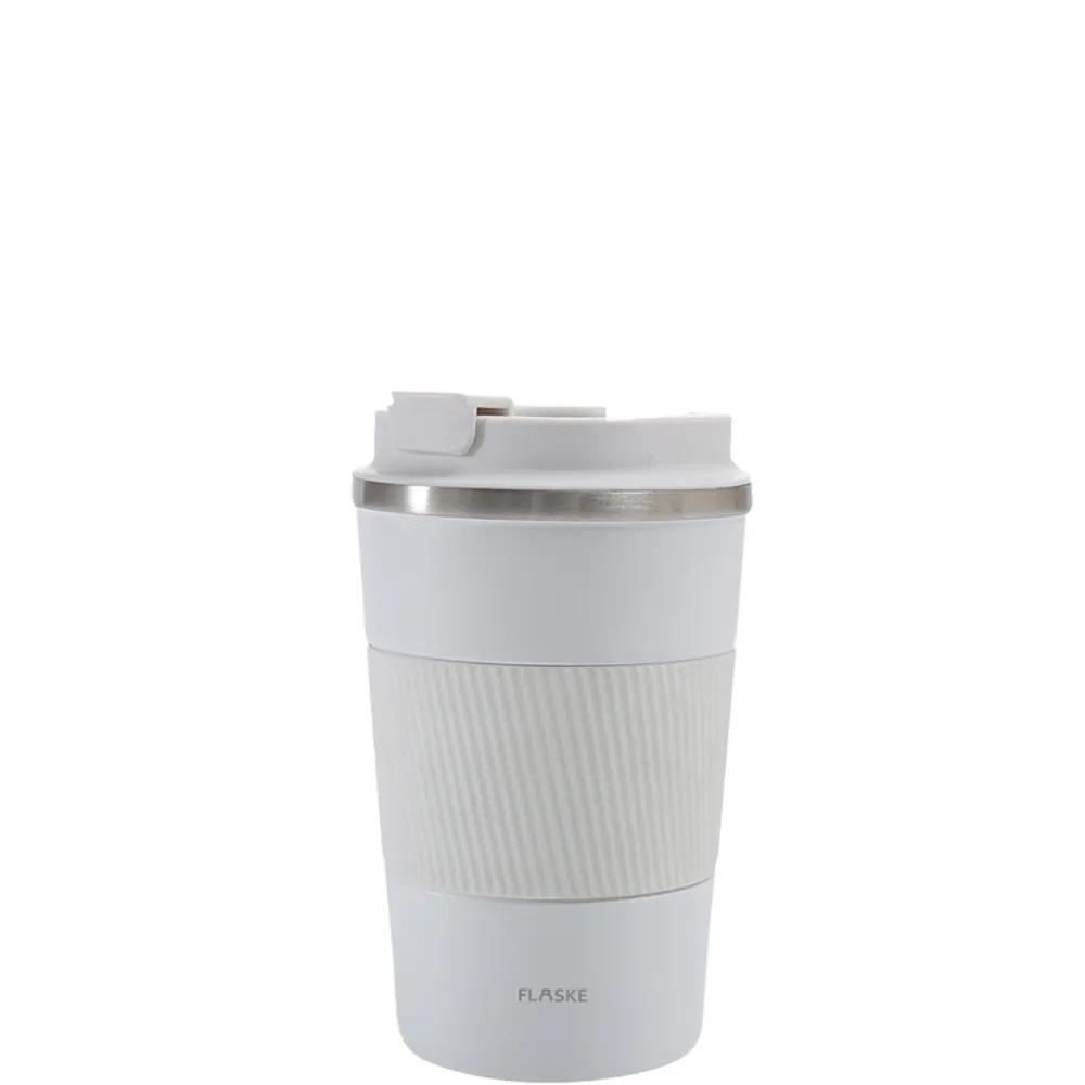 Flaske  380ML  RVS Koffiebeker to Go  Wit