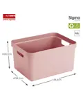 Sigma home - Opbergbox - 32L - 4-delig