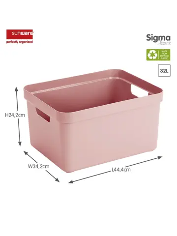 Sigma home - Opbergbox - 32L - 4-delig